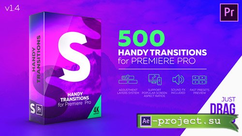 Videohive: Handy Transitions For Premiere Pro - Premiere Pro Project Files