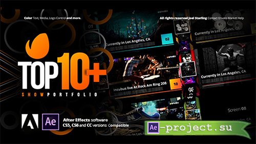 Videohive: Top +10 Opener - Project for After Effects 