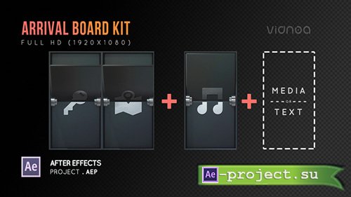 Videohive: Arrival Board Kit - Project for After Effects 