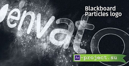 Videohive: Blackboard Particles Logo - Project for After Effects 