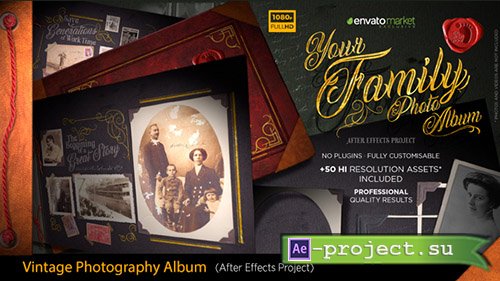 Videohive: The Vintage Photography Album - Project for After Effects