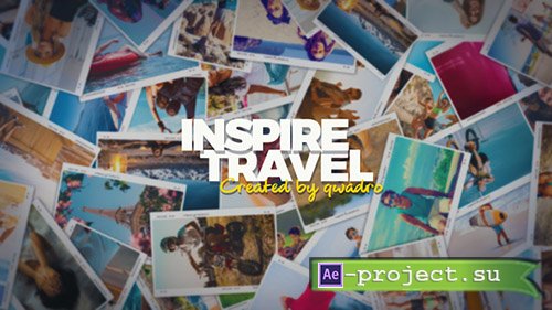 Videohive:  Inspiring Travel Photo Slideshow - Project for After Effects 