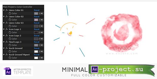 Videohive:  Minimal Smoke Logo - Project for After Effects 