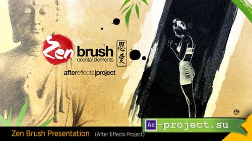 Videohive: Zen Brush Opener - Project for After Effects 