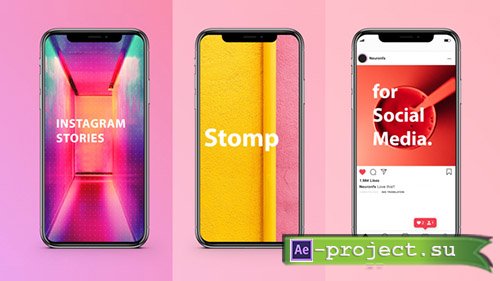 Videohive: Instagram Stories Stomp - Project for After Effects