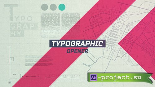 Videohive: Typographic Opener 20593928 - Project for After Effects 
