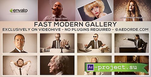 Videohive: Fast Modern Gallery - Project for After Effects 