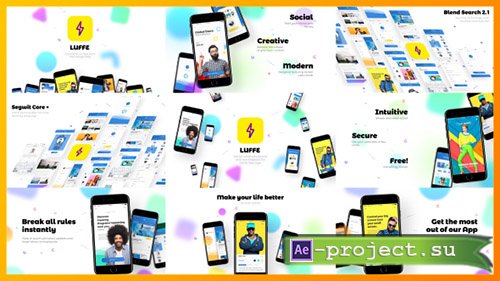 Videohive: Modern App Promo / Advertisement / Presentation - Project for After Effects 