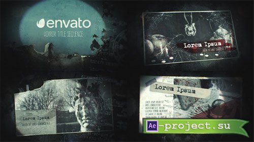 Videohive: Horror Title Sequence - Project for After Effects 