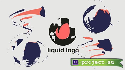 Videohive: Quick Liquid Logo - Project for After Effects 