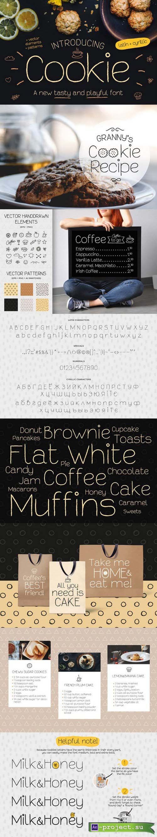 CM - Cookie Font 954738