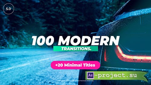 Videohive: Transitions V5 21763859 - Project for After Effects 