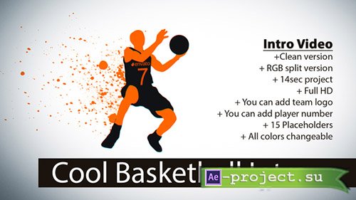 Videohive: Cool Basketball Intro 19543102 - Project for After Effects 