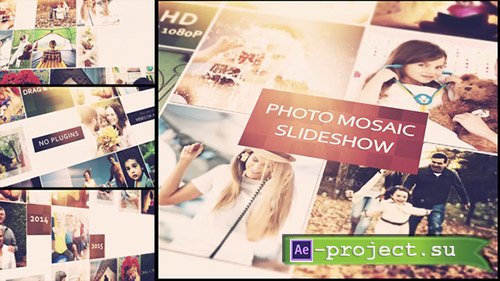 Videohive: Photo Mosaic Slideshow 21947917 - Project for After Effects 