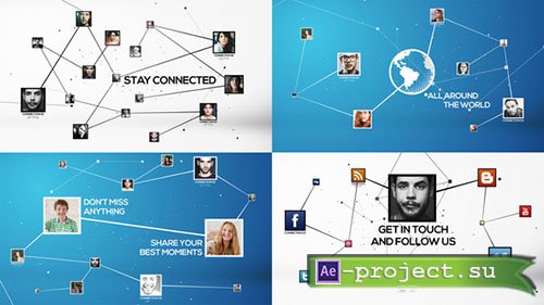 Videohive: Stay Connected 8070893 - Project for After Effects 