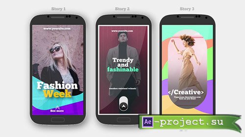 Videohive: instagram Stories V.4 - Project for After Effects