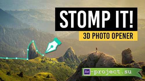 Videohive: STOMP IT! - 3D Photo Opener - Project for After Effects 