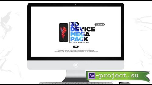 3D Device Mega Pack for Element 3D 68032 - After Effects Templates