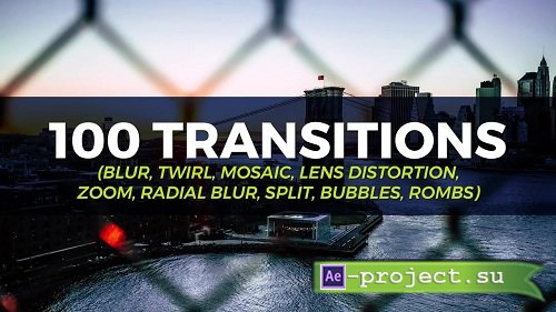 100 Transition Pack 86143 - Premiere Pro Templates