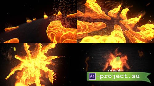 Videohive: Fire Logo Opener 16041978 - Project for After Effects 