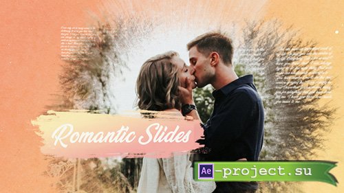 Videohive: Romantic Ink Slideshow - Project for After Effects 