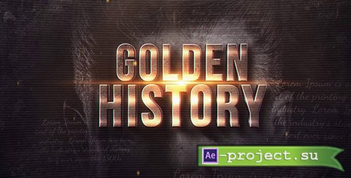 Videohive: Golden History - Project for After Effects 