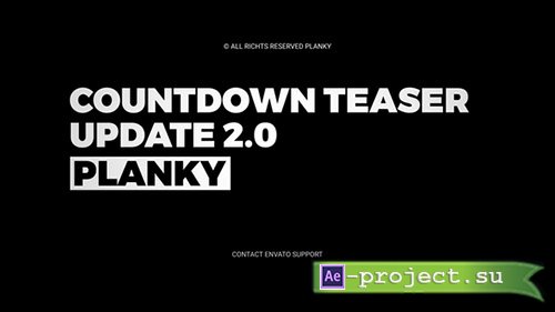 Videohive: Countdown Teaser v2 - Project for After Effects 