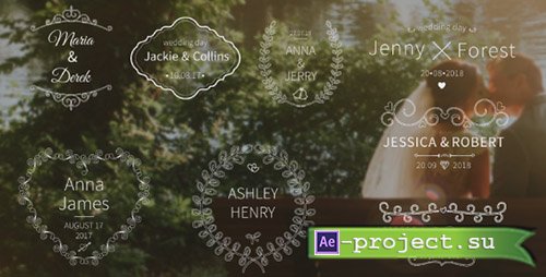 Videohive: Wedding Titles 19865364 - Project for After Effects 