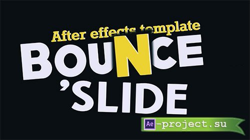 Videohive: Fresh Animated Titles - Bounce n' Slide - Project for After Effects 