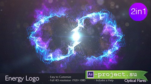 Videohive: Energy logo 2 in 1 - Project for After Effects 