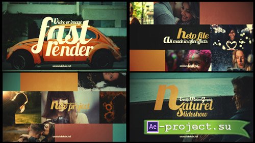 Videohive: Natural Slideshow 21577786 - Project for After Effects 