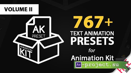 Videohive: Text Preset Volume II for Animation Kit - After Effects Presets