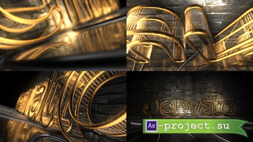 Videohive: Dark Rejected Element 3D Logo Opener - Project for After Effects 