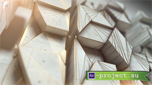 Videohive: Architect Gold and concrete logo - Project for After Effects 