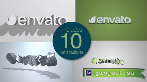 Videohive: Quick Clean 3D Logo Pack - Project for After Effects 