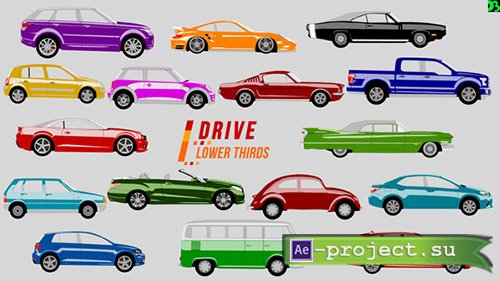 Videohive: Drive Lower Thirds - Project for After Effects 