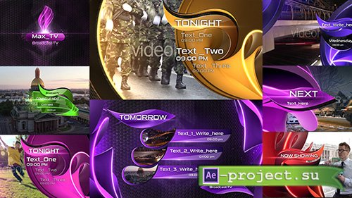 Videohive: Broadcast TV  - Project for After Effects 