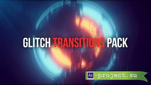 Glitch Transitions Pack 93787 - After Effects Templates