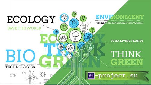 Videohive: Ecology Infographics - Project for After Effects 