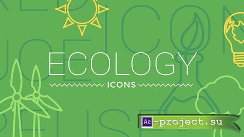 Videohive: Ecology Concept Icons - Project for After Effects 