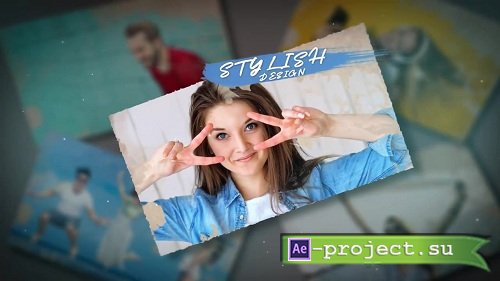 Ink Photo Slideshow 110722 - After Effects Templates