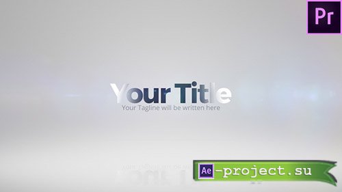 Videohive: Glossy Title Reveal 22598997 - Premiere Pro Templates 