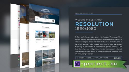 Videohive: Website Presentation v.2 19708648 - Project for After Effects  