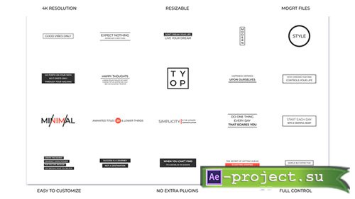 Videohive: Typo 22377096 - Project for After Effects & Premiere Pro Templates 