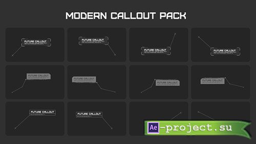 Videohive: Modern Callout Packs - Project for After Effects 