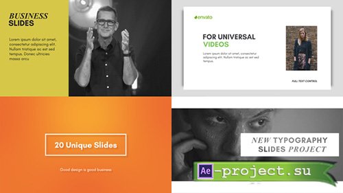 Videohive: Typography Slides - Project for After Effects 