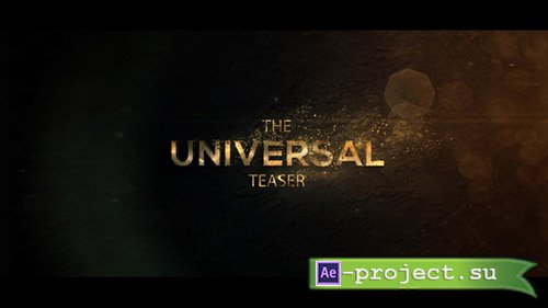 Videohive: Universal Cinematic Teaser - Project for After Effects 