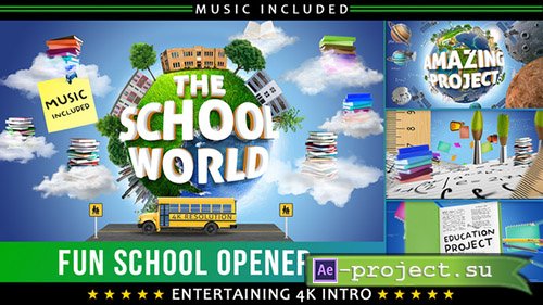 Videohive: School Education Opener - Project for After Effects 