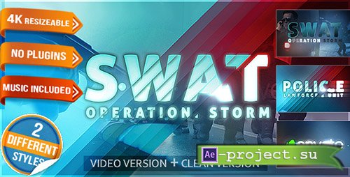 Videohive: Police Logo - Law Force Show Short Opener - Project for After Effects 