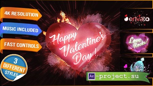 Videohive: Heart Love Logo - Project for After Effects